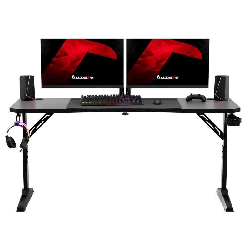 Gaming-Schreibtisch Huzaro Hero 4.6 Black 160 cm