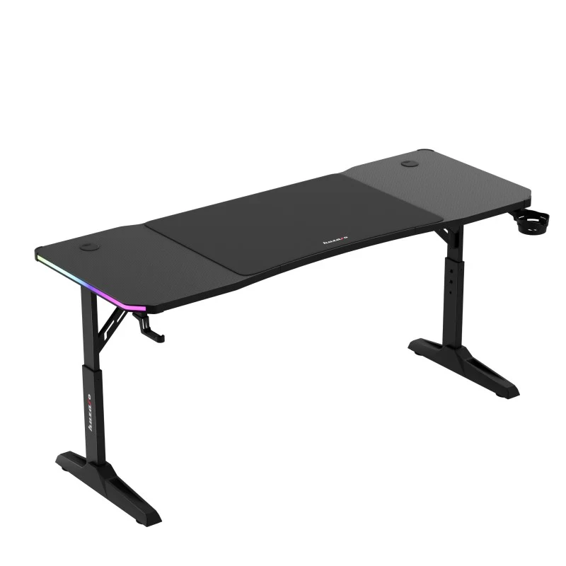 Gaming-Schreibtisch LED Huzaro Hero 4.6 RGB Black 160 cm