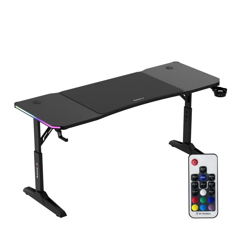 Gaming-Schreibtisch LED Huzaro Hero 4.6 RGB Black 160 cm