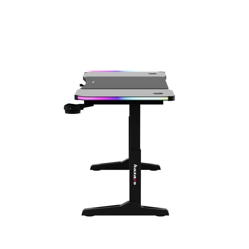 Gaming-Schreibtisch LED Huzaro Hero 4.6 RGB Black 160 cm