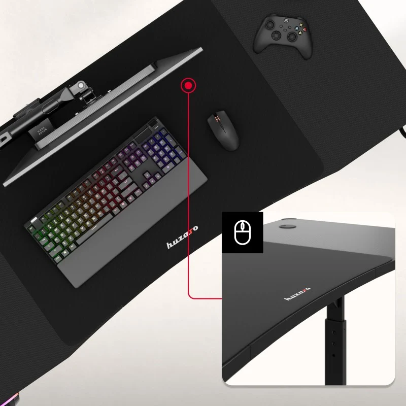 Gaming-Schreibtisch Huzaro Hero 3.6 Black