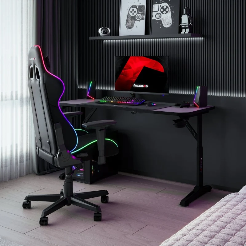 Gaming-Schreibtisch Huzaro Hero 3.6 Black