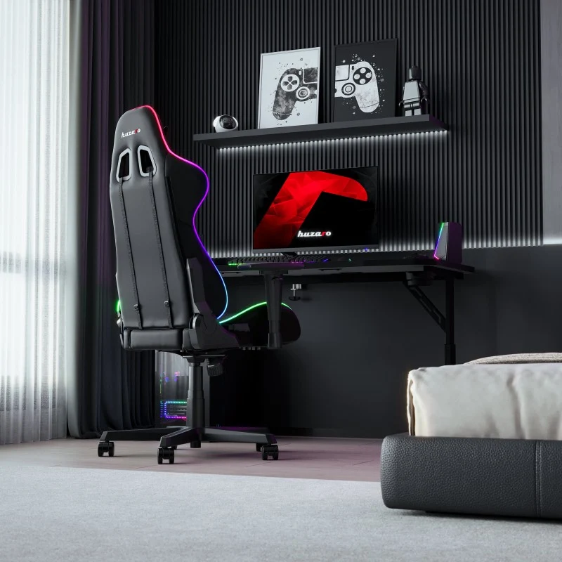 Gaming-Schreibtisch Huzaro Hero 3.6 Black