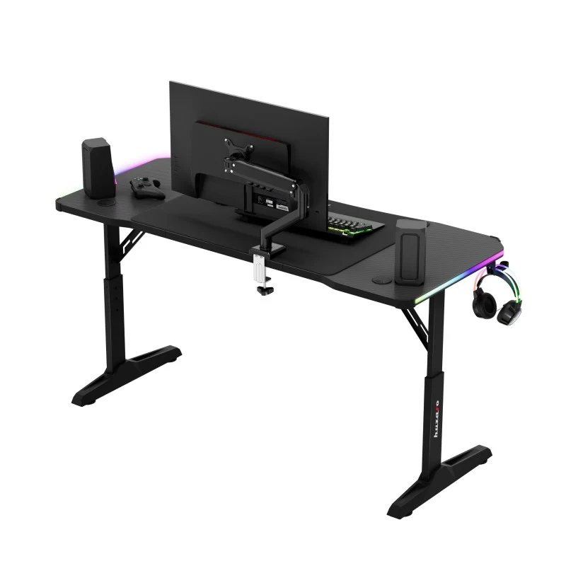 LED Gaming-Schreibtisch Huzaro Hero 3.6 RGB Black