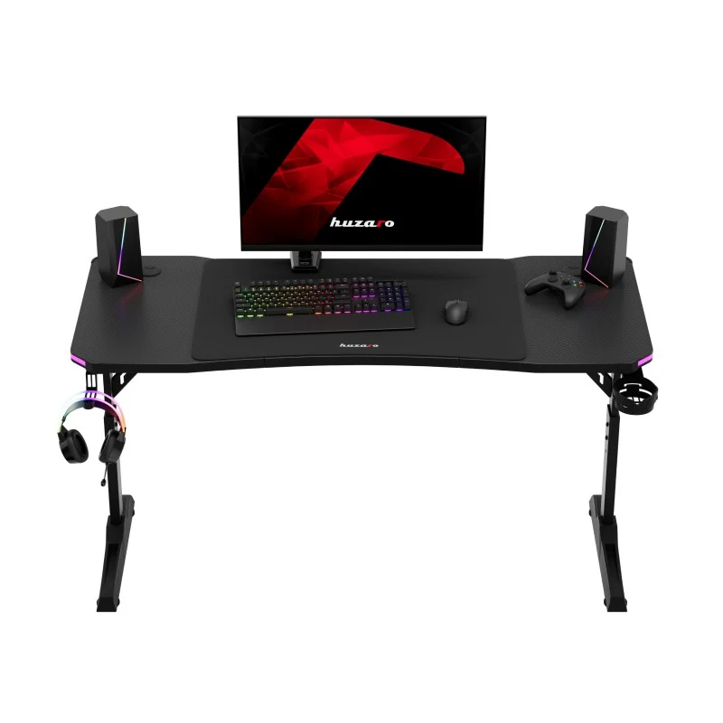 LED Gaming-Schreibtisch Huzaro Hero 3.6 RGB Black
