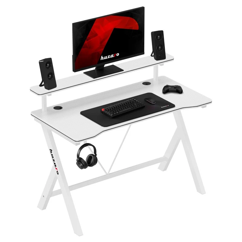 Gaming-Schreibtisch 120 cm Huzaro Hero 1.9 White