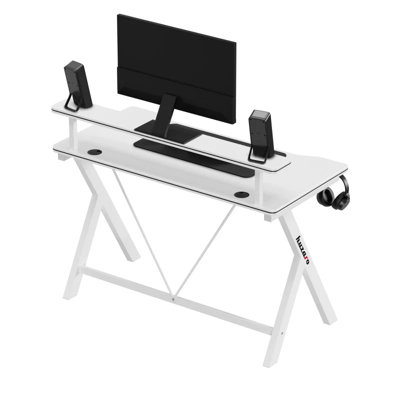 Gaming-Schreibtisch 120 cm Huzaro Hero 1.9 White