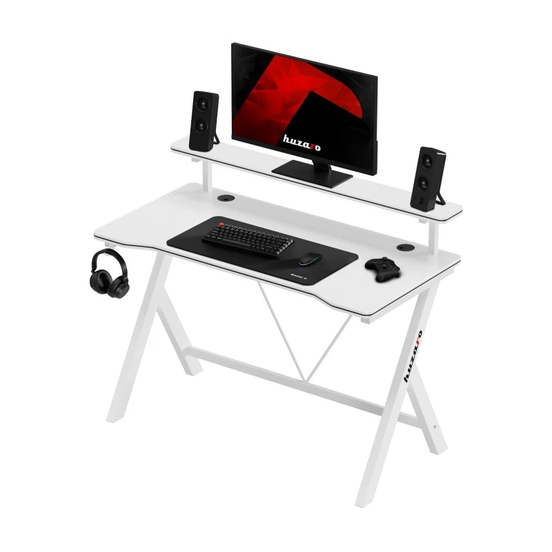 Gaming-Schreibtisch 120 cm Huzaro Hero 1.9 White