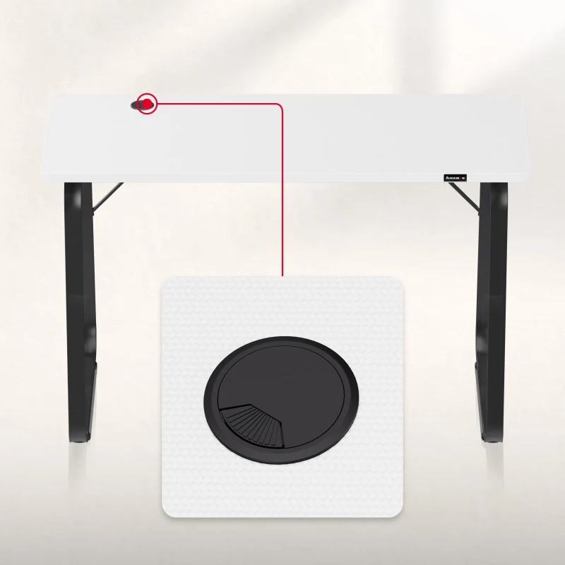 Gaming-Schreibtisch Huzaro Hero 1.5 White 120 cm