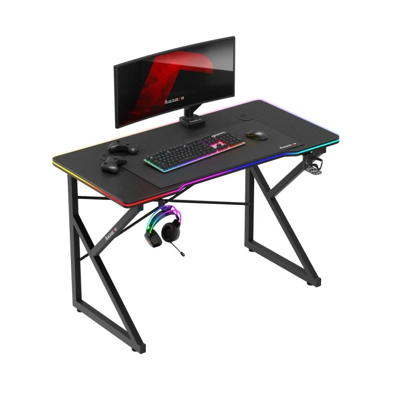 Gaming-Schreibtisch Hero 1.7 RGB Black 120 cm
