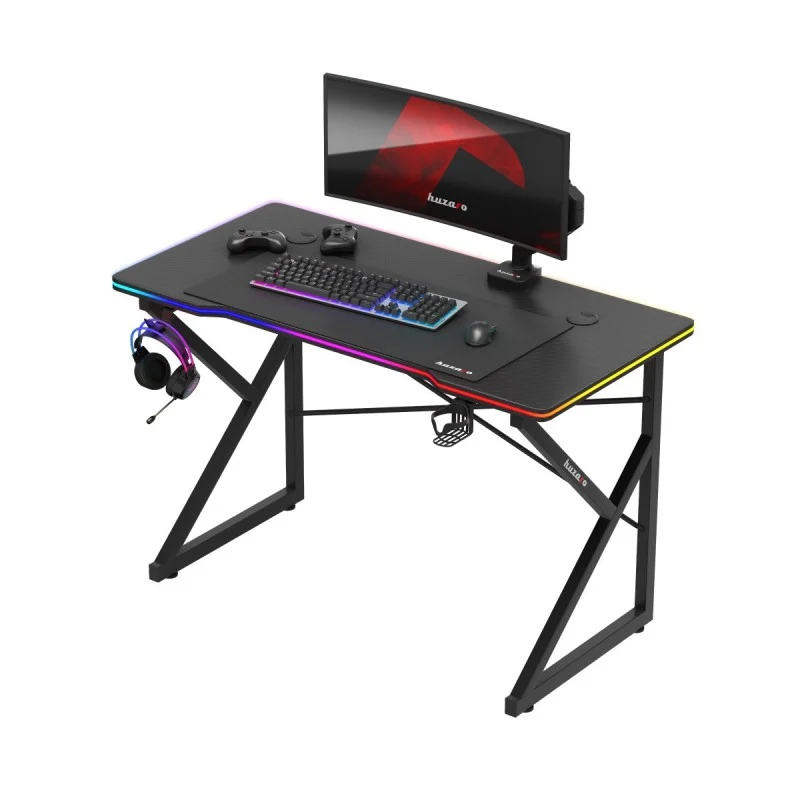 Gaming-Schreibtisch Hero 1.7 RGB Black 120 cm