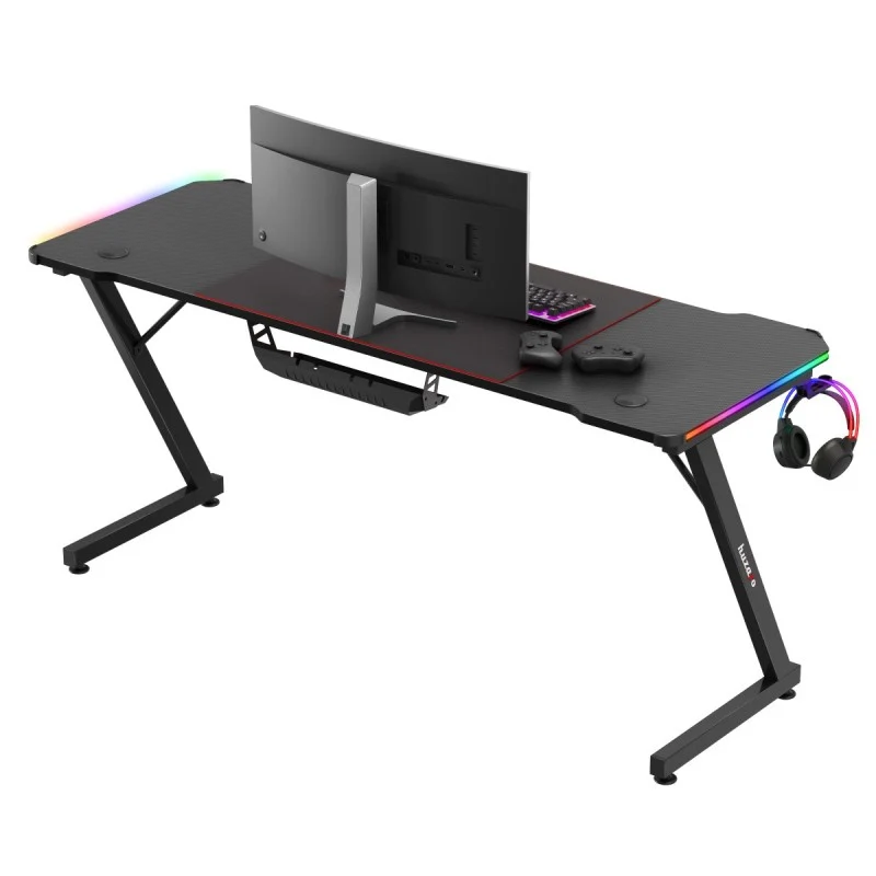 Gaming-Schreibtisch Huzaro Hero 4.8 RGB Black 160 cm