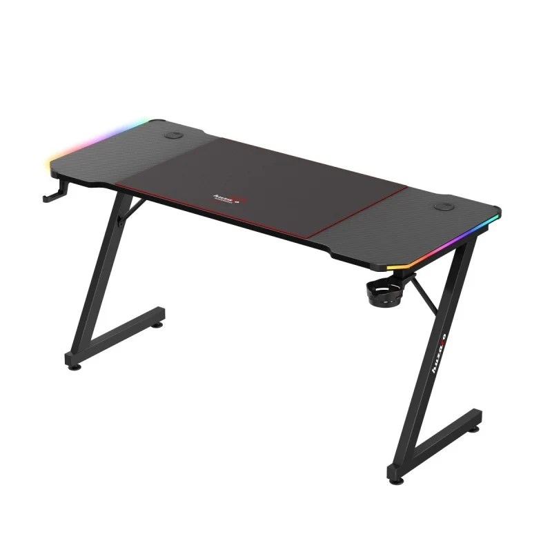 Gaming-Schreibtisch Huzaro Hero 3.3 RGB Schwarz 140 cm
