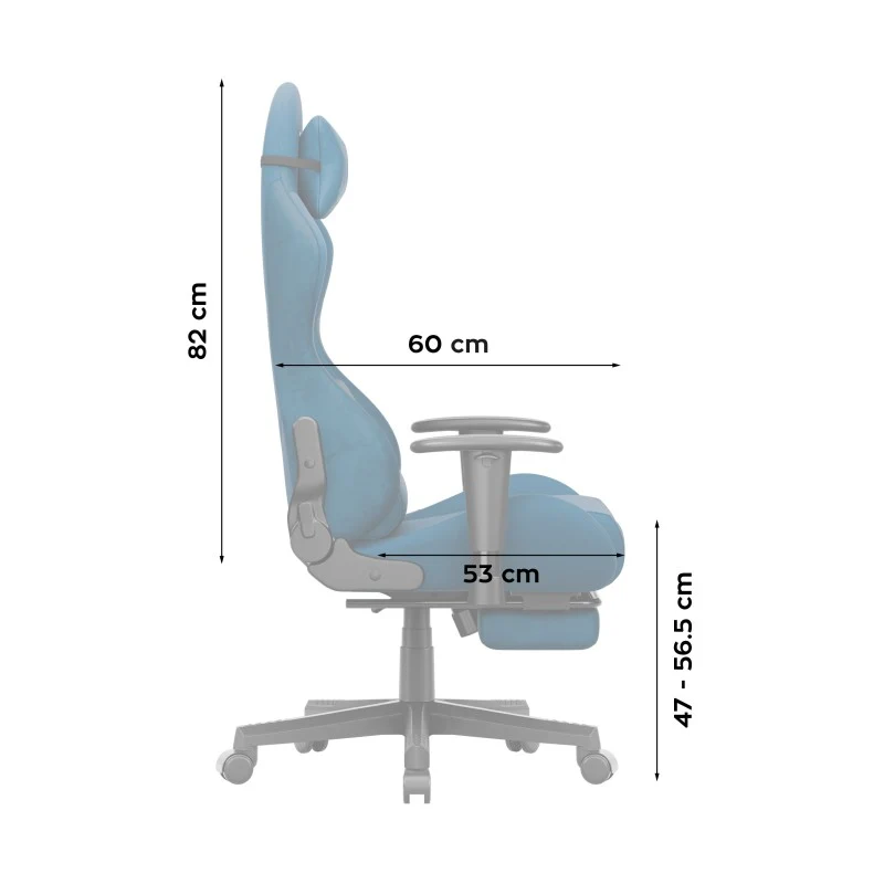 Gaming-Sessel Huzaro Force 5.7 Blue
