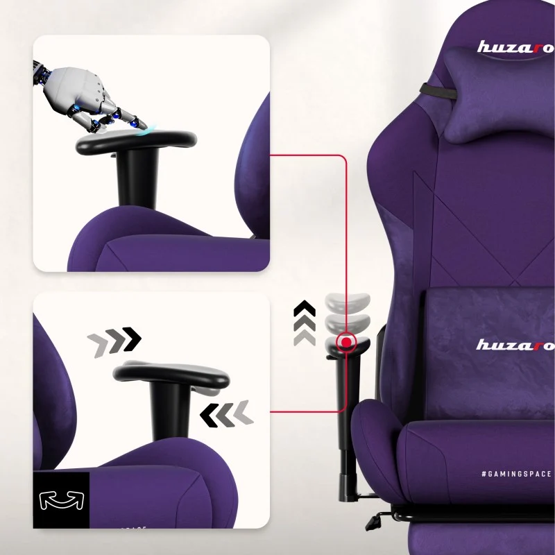 Gaming-Stuhl Huzaro Force 5.7 Lila