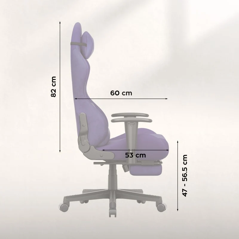 Gaming-Stuhl Huzaro Force 5.7 Lila
