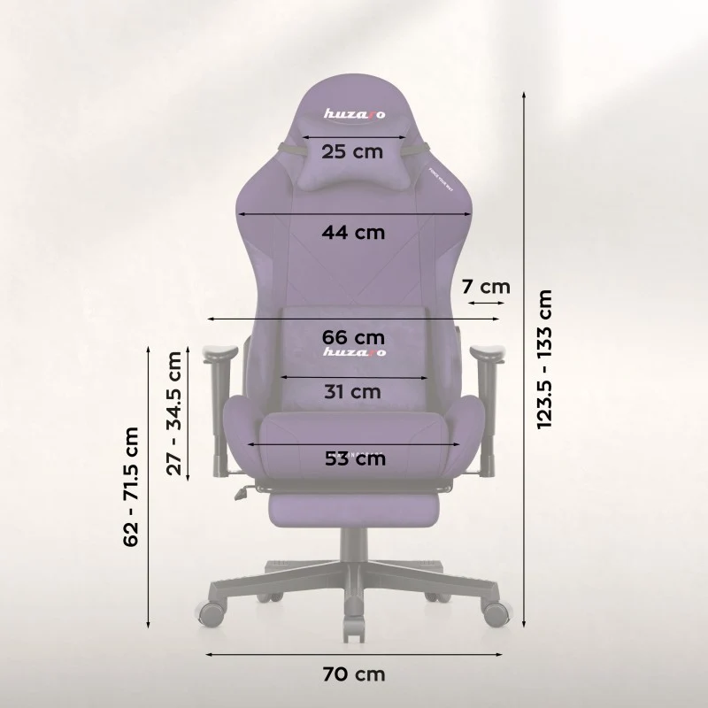Gaming-Stuhl Huzaro Force 5.7 Lila