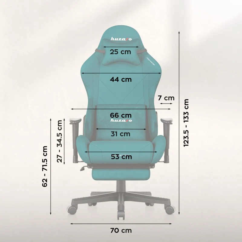 Gaming-Sessel Huzaro Force 5.7 Teal