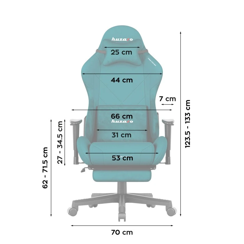 Gaming-Sessel Huzaro Force 5.7 Teal