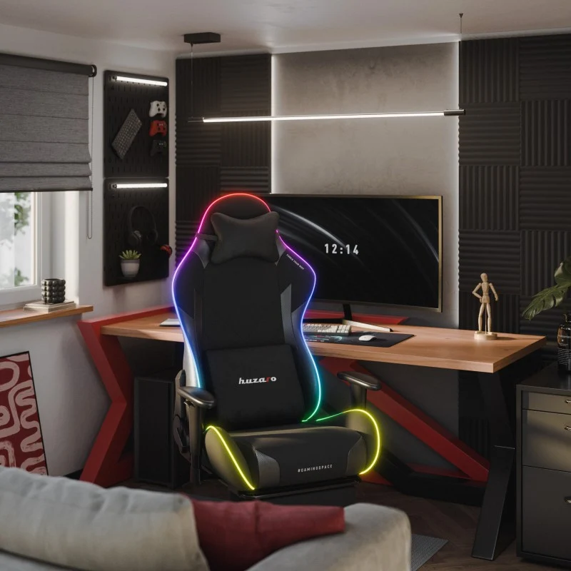 LED-Gamingstuhl Huzaro Force 5.7 Black RGB