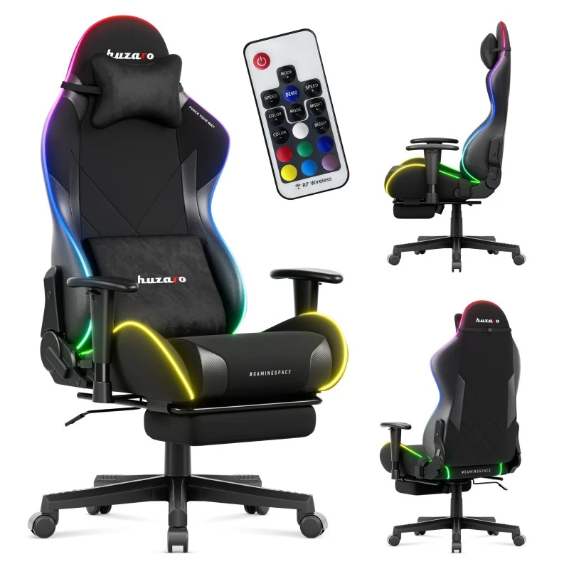 LED-Gamingstuhl Huzaro Force 5.7 Black RGB