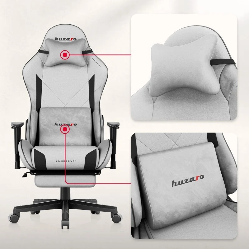 Huzaro Force 5.7 Grey Gaming-Stuhl