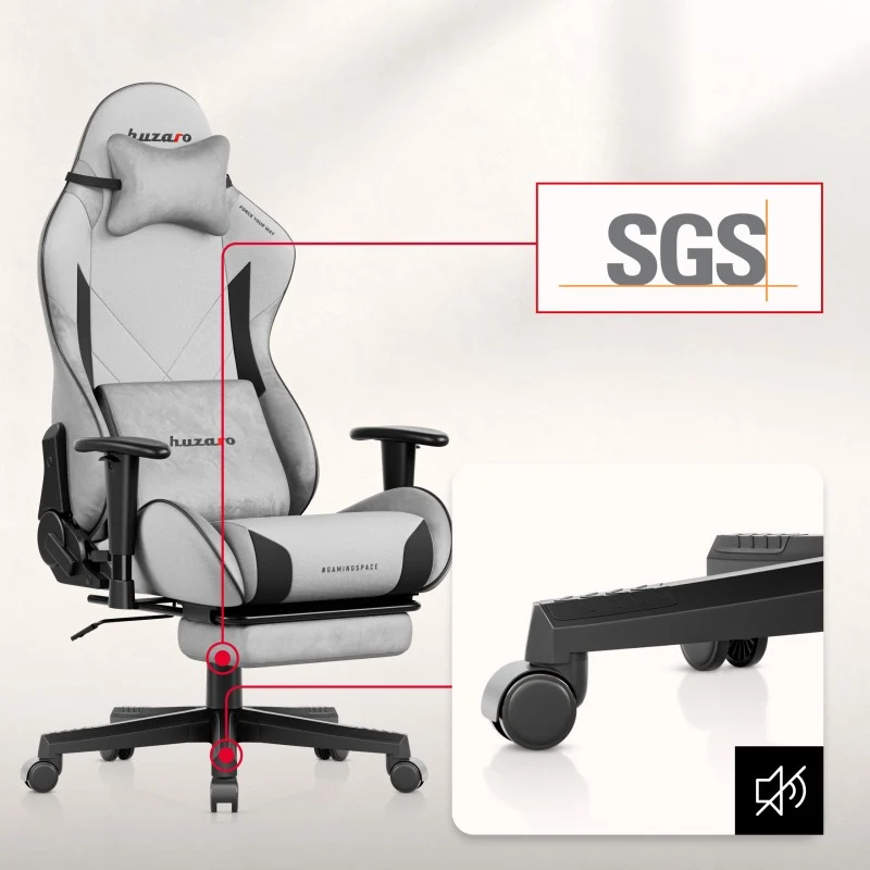 Huzaro Force 5.7 Grey Gaming-Stuhl