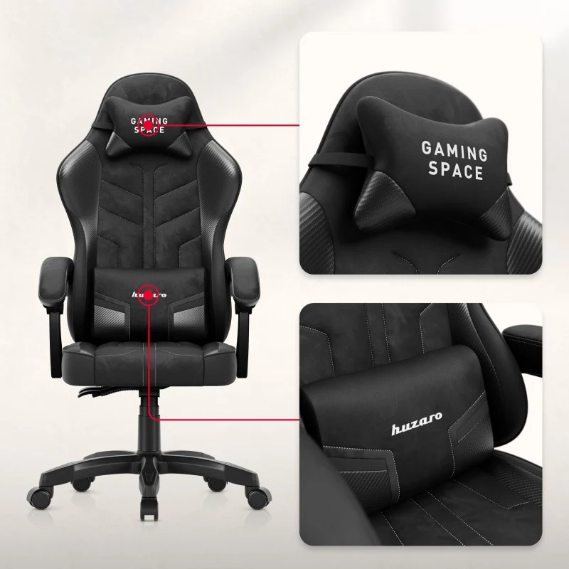 Gaming-Sessel Samt Huzaro Force 2.7 Black Carbon