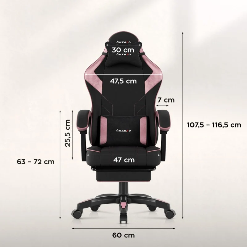 Gaming-Stuhl Huzaro Force 3.7 Pink