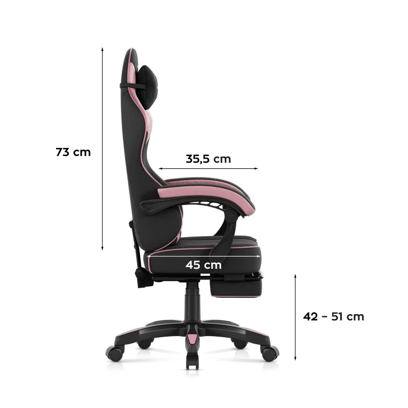 Gaming-Stuhl Huzaro Force 3.7 Pink