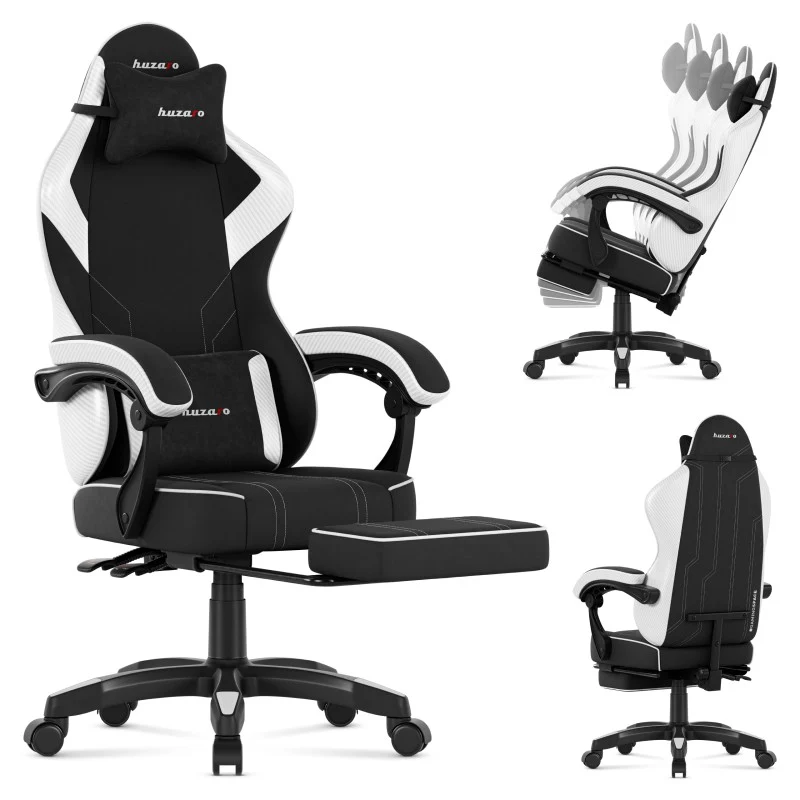 Gaming-Stuhl Huzaro Force 3.7 White Carbon