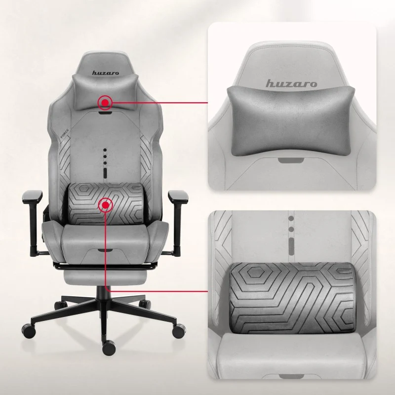 Gaming-Sessel HUZARO FORCE 8.1 Grau