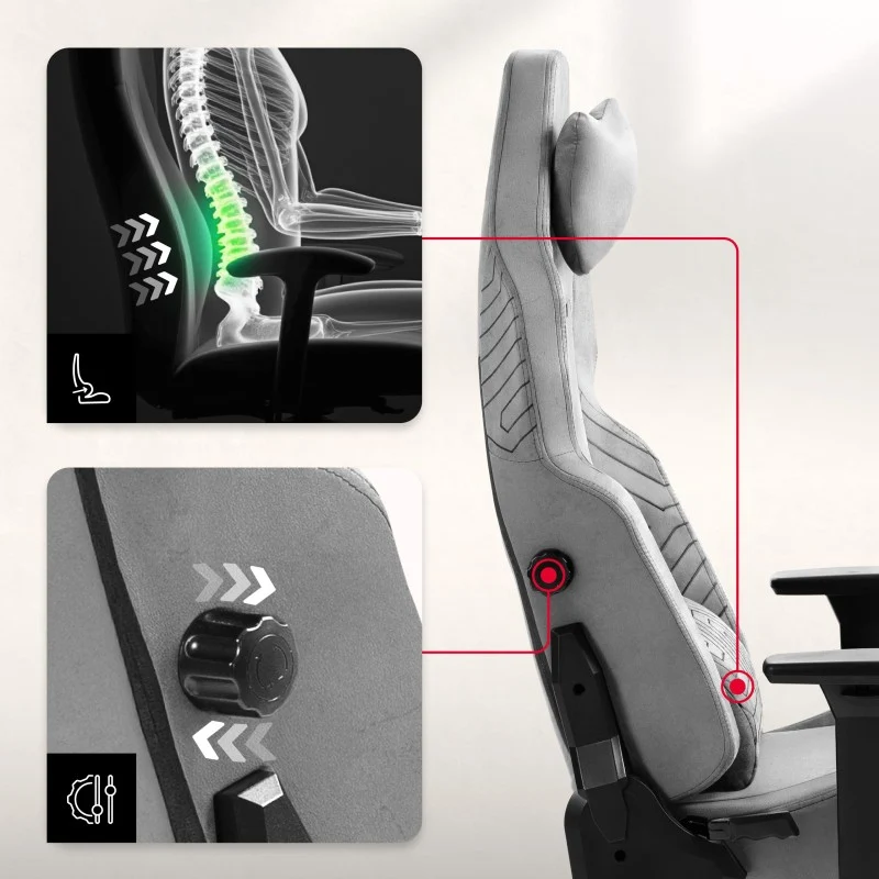 Gaming-Sessel HUZARO FORCE 8.1 Grau