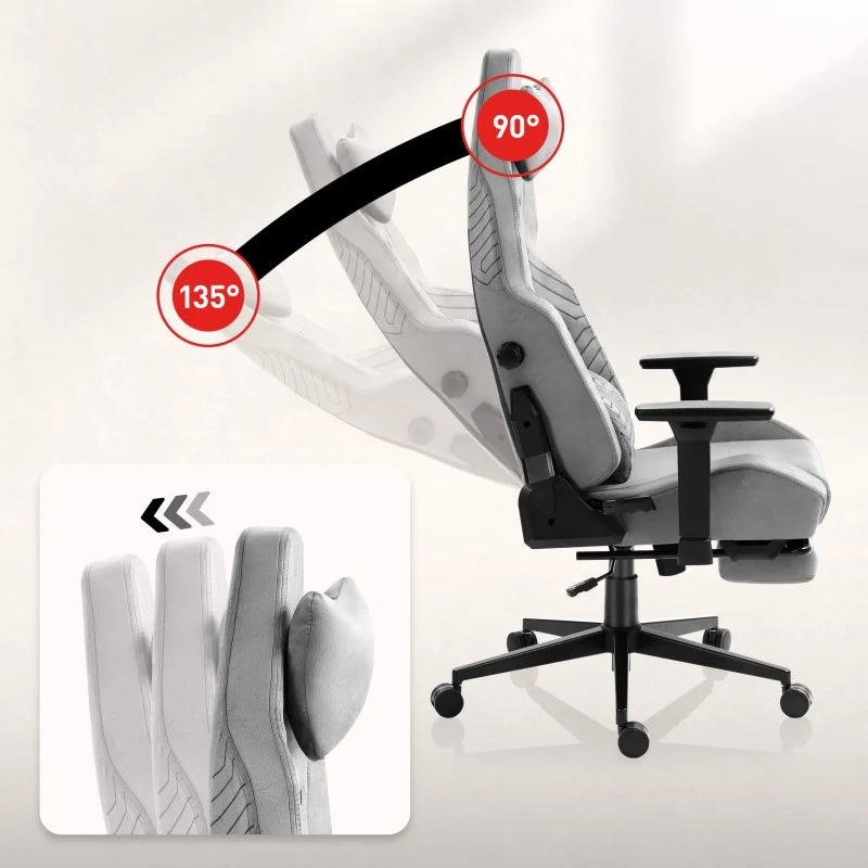 Gaming-Sessel HUZARO FORCE 8.1 Grau