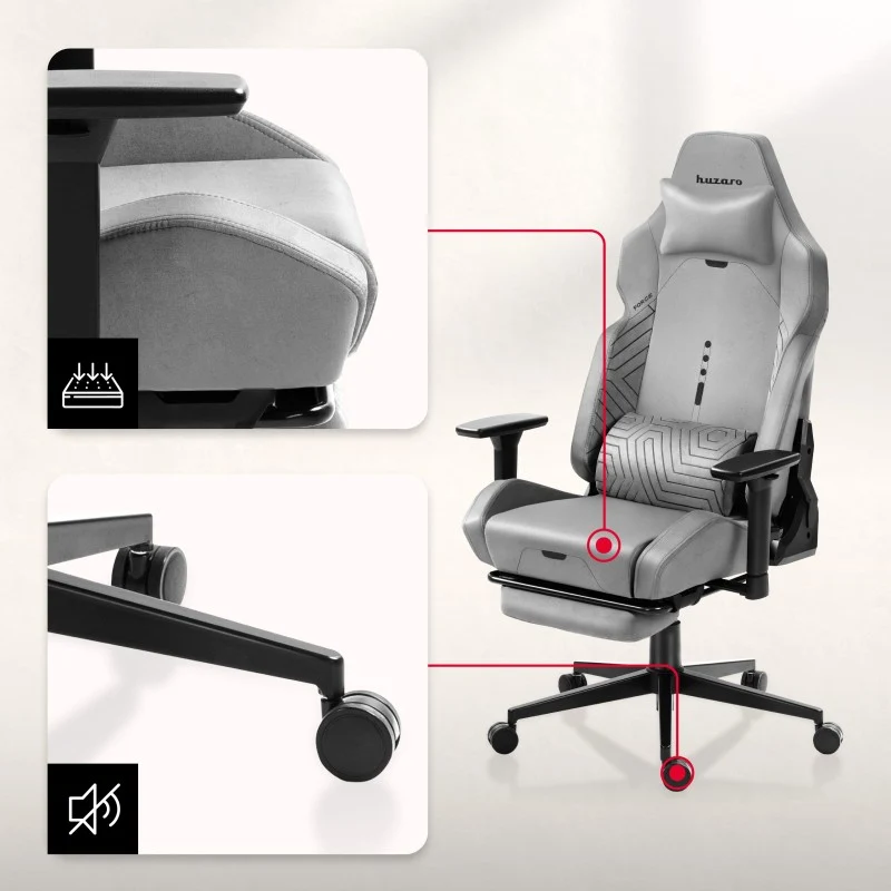 Gaming-Sessel HUZARO FORCE 8.1 Grau