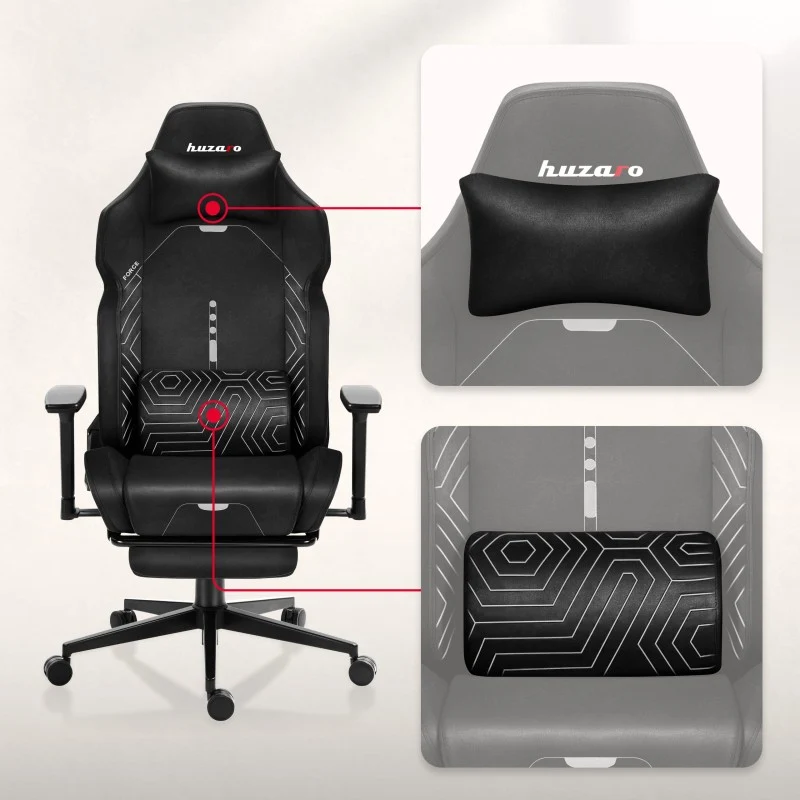 Gaming-Sessel HUZARO FORCE 8.1 Schwarz