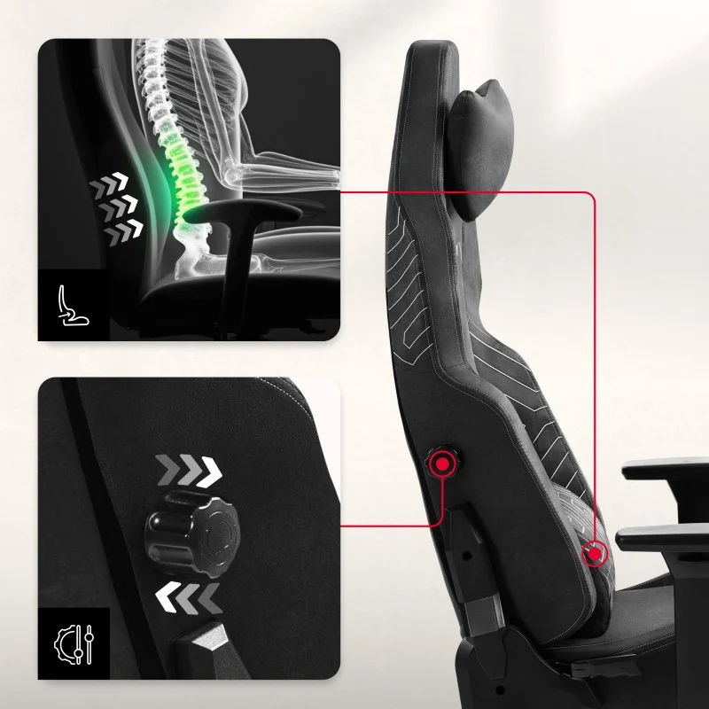 Gaming-Sessel HUZARO FORCE 8.1 Schwarz