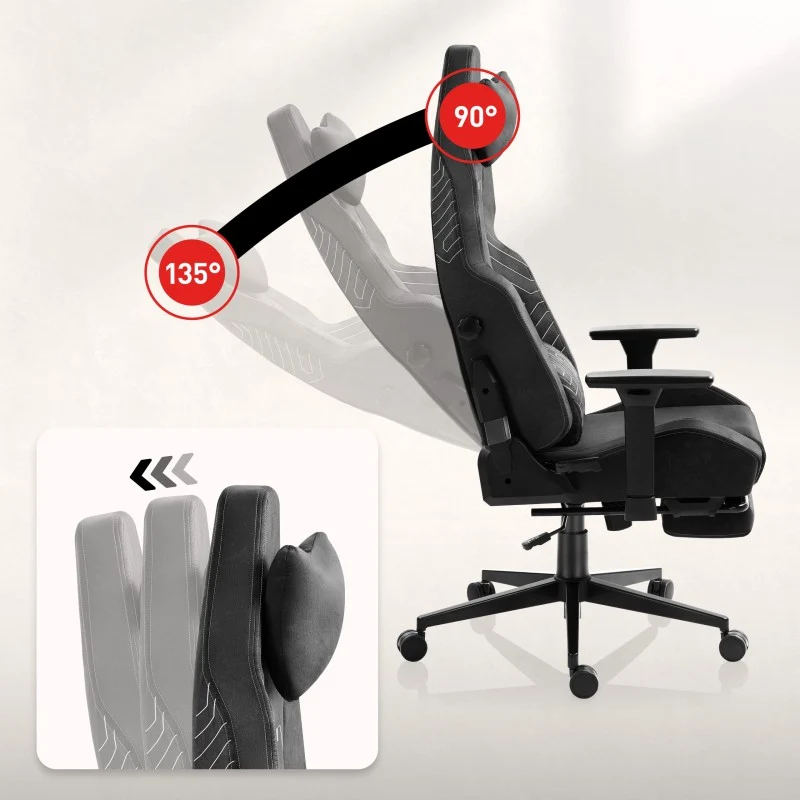 Gaming-Sessel HUZARO FORCE 8.1 Schwarz