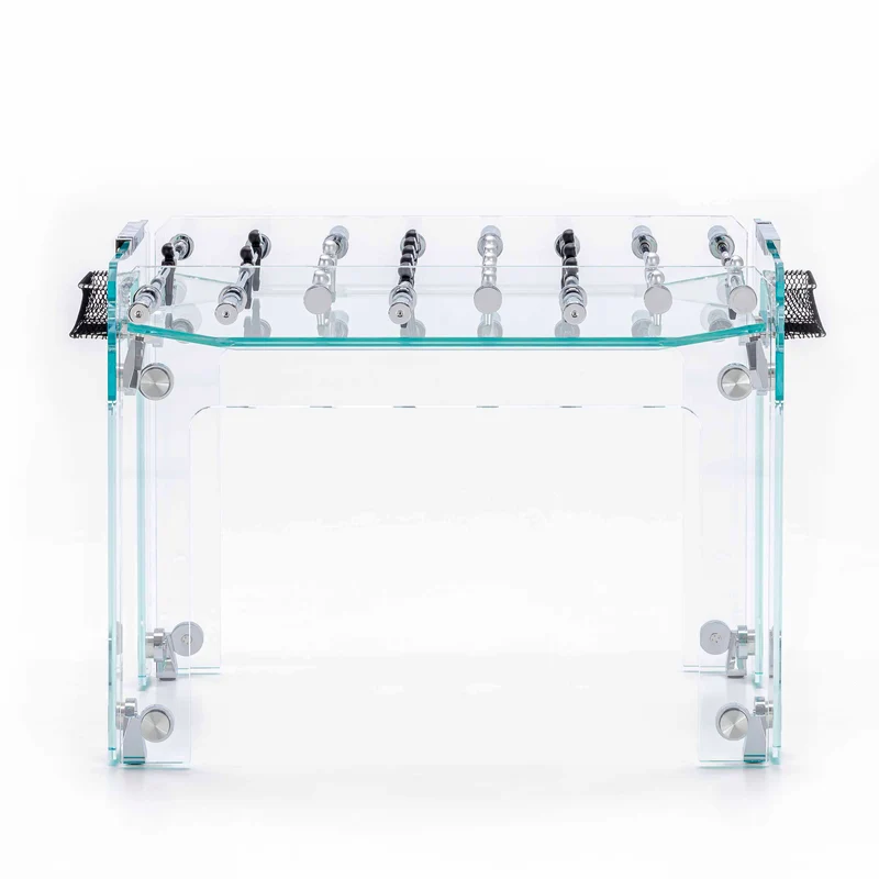 Glass Foosball Table CRISTALLINO by Adriano Design for Teckell