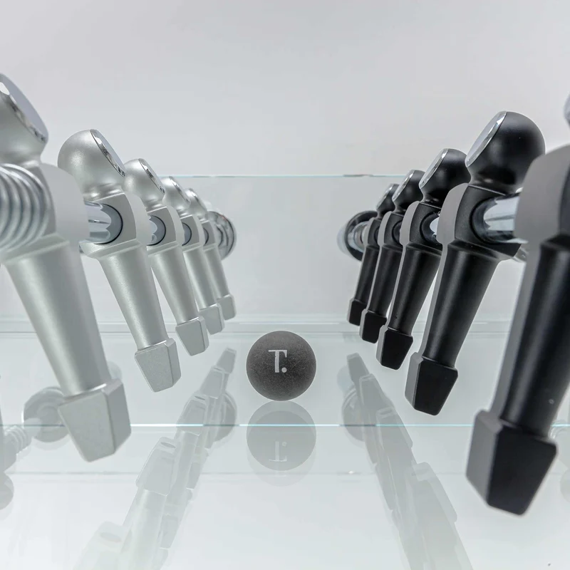 Glass Foosball Table CRISTALLINO by Adriano Design for Teckell
