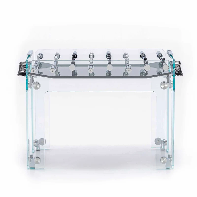 Glass Foosball Table CRISTALLINO by Adriano Design for Teckell