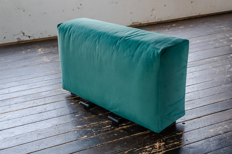 KAWOLA Armlehne / Rückenlehne MIA Velvet grün