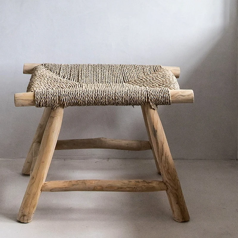 THE PORTO Hocker aus Seegras