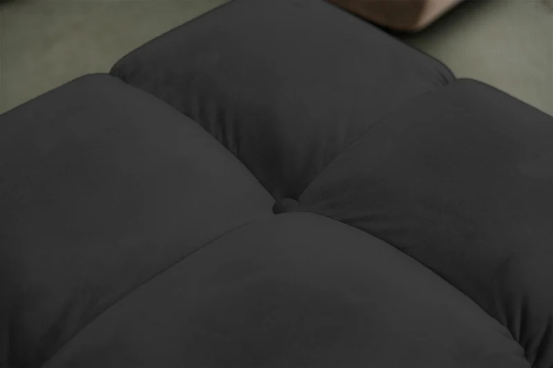 KAWOLA Sessel VIVIEN Drehsessel Velvet schwarz