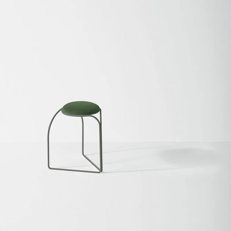 Upholstered Low Stool FLOW LOW by Enrico Girotti for LapiegaWD