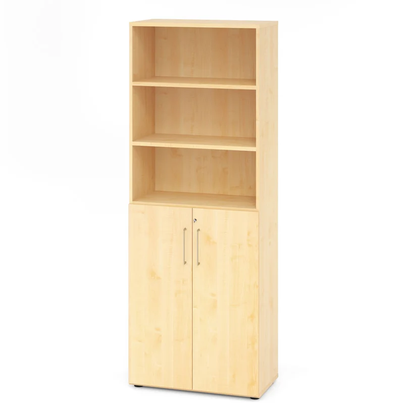 Hammerbacher Aktenschrank Serie 9, Kombischrank 6 OH, abschließbar, 80 x 215,6 x 42cm