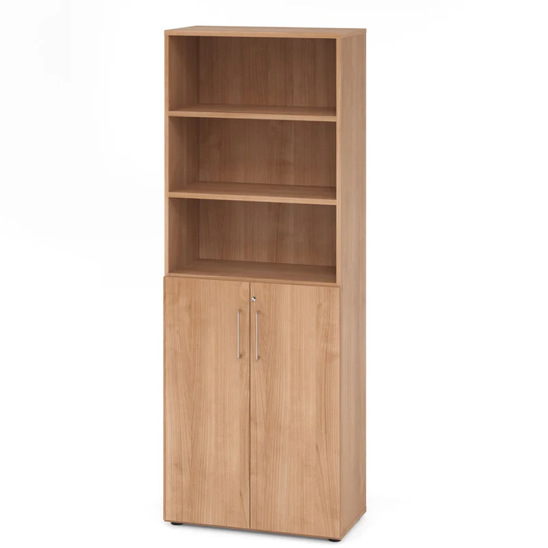 Hammerbacher Aktenschrank Serie 9, Kombischrank 6 OH, abschließbar, 80 x 215,6 x 42cm