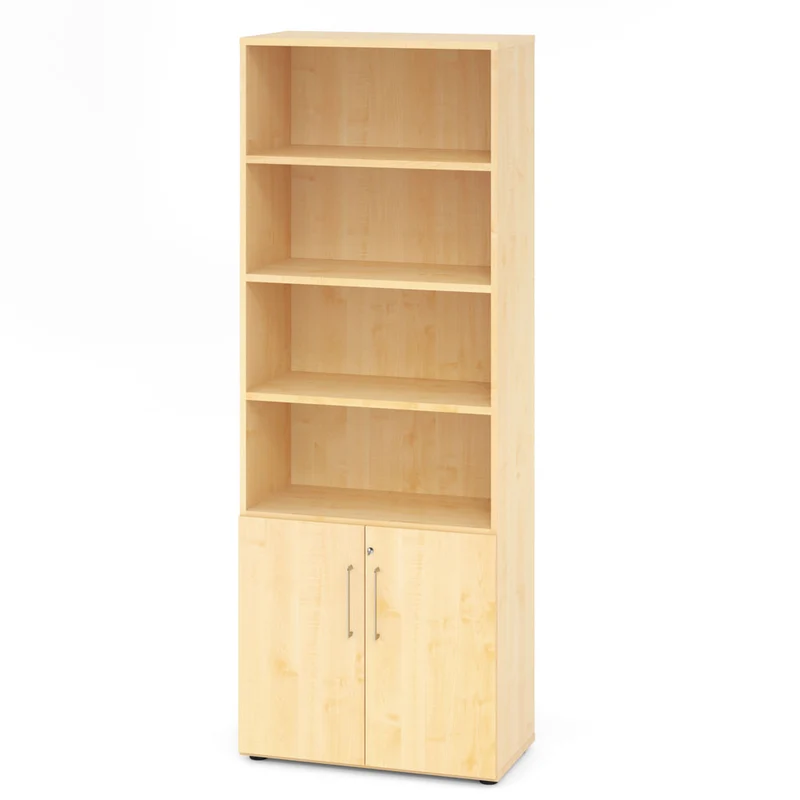 Hammerbacher Aktenschrank Serie 9, Kombischrank 6 OH, abschließbar, 4 Fach, 80 x 215,6 x 42cm