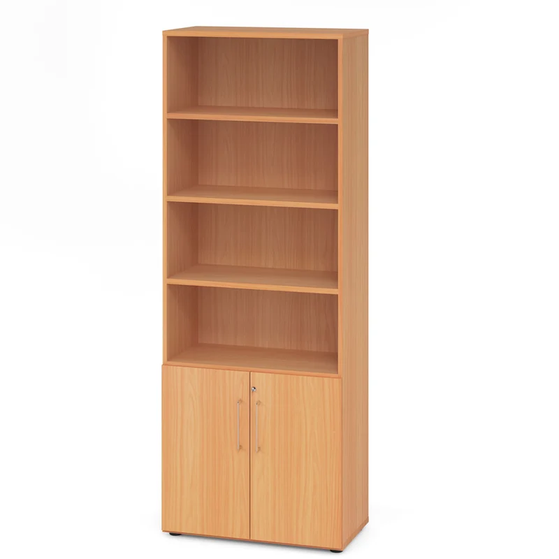 Hammerbacher Aktenschrank Serie 9, Kombischrank 6 OH, abschließbar, 4 Fach, 80 x 215,6 x 42cm