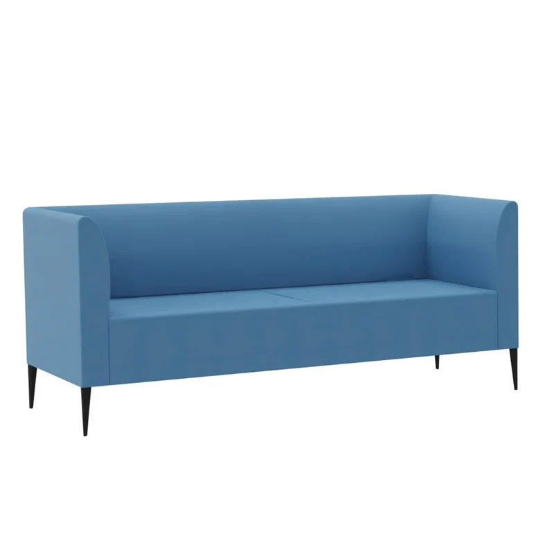 SMV Couzy Lounge-Sofa 3er | Loungesofa Brandschutzzertifiziert | schwer entflammbar nach DIN 66084 p-a / B1